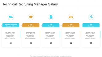 Technical Recruiting Manager Salary In Powerpoint And Google Slides Cpb