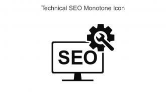Technical SEO Monotone Icon In Powerpoint Pptx Png And Editable Eps Format