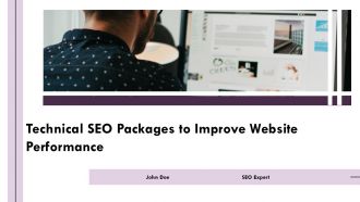 Technical SEO Packages To Improve Website Performance PPT Guidelines AT