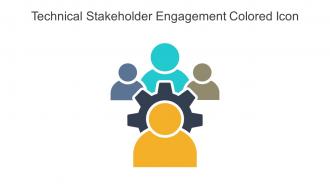 Technical Stakeholder Engagement Colored Icon In Powerpoint Pptx Png And Editable Eps Format