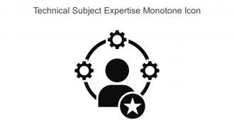 Technical Subject Expertise Monotone Icon In Powerpoint Pptx Png And Editable Eps Format