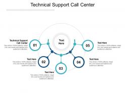 Technical support call center ppt powerpoint presentation outline gallery cpb