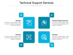 Technical support services ppt powerpoint presentation portfolio format ideas cpb