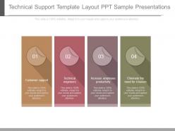 Technical support template layout ppt sample presentations