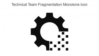Technical Team Fragmentation Monotone Icon In Powerpoint Pptx Png And Editable Eps Format