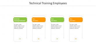 Technical training employees ppt powerpoint presentation slides sample cpb