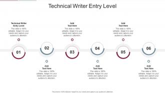 Technical Writer Entry Level In Powerpoint And Google Slides Cpb