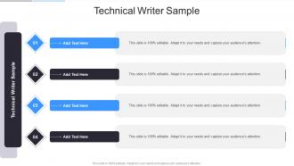 Technical Writer Sample In Powerpoint And Google Slides Cpb