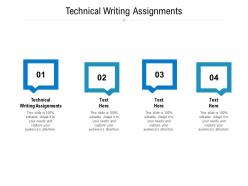 Technical writing assignments ppt powerpoint presentation summary icon cpb