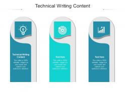 Technical writing content ppt powerpoint presentation portfolio images cpb