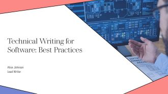 Technical Writing For Software Best Practices PPT Designs AT