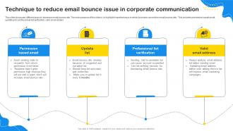 Technique To Reduce Email Bounce Issue In Corporate Communication