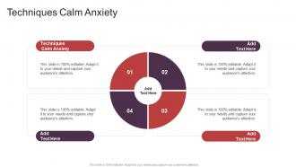Techniques Calm Anxiety In Powerpoint And Google Slides Cpb