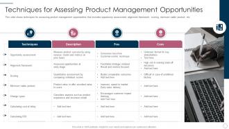 Techniques for assessing it product management lifecycle ppt powerpoint slide