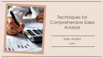 Techniques For Comprehensive Sales Analysis PPT Slides AT