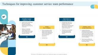 Techniques For Improving Customer Service Team Performance