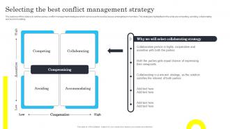 Techniques for managing stress and conflict selecting the best conflict management strategy
