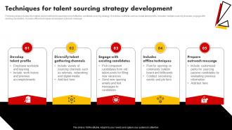 Techniques For Talent Sourcing Strategy Development Talent Pooling Tactics To Engage Global Workforce