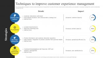 Techniques Improve Customer Experience Using Help Desk Management Advanced Support Services