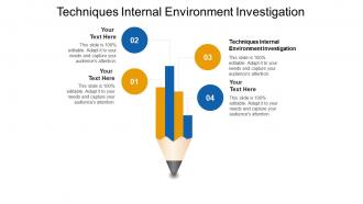 Techniques internal environment investigation ppt powerpoint presentation icon ideas cpb