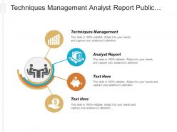 Techniques management analyst report public relations business business cpb