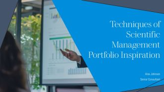 Techniques Of Scientific Management Portfolio Inspiration PPT Example AT