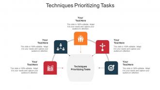 Techniques prioritizing tasks ppt powerpoint presentation styles slide portrait cpb