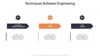 Techniques Software Engineering In Powerpoint And Google Slides Cpb
