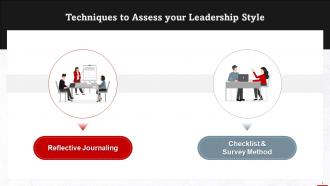 Techniques To Assess Leadership Style Training Ppt