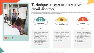 Techniques To Create Interactive Email Displays Using Interactive Marketing MKT SS V