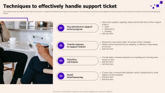 Techniques To Effectively Handle Support Ticket