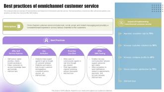 Techniques To Enhance Support Best Practices Of Omnichannel Customer Service