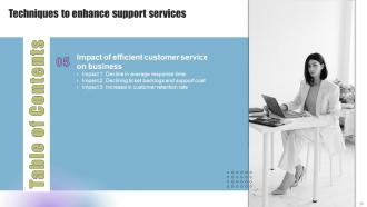 Techniques To Enhance Support Services Powerpoint Presentation Slides Images Pre-designed