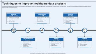 Techniques To Improve Healthcare Data Analysis