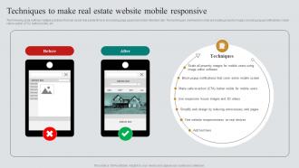 Techniques To Make Real Estate Website Mobile Real Estate Marketing Plan To Maximize ROI MKT SS V