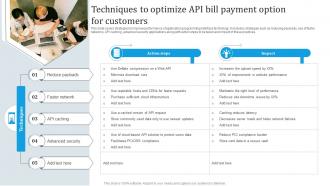 Techniques To Optimize API Bill Payment Omnichannel Banking Services Implementation