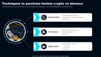 Techniques To Purchase Fantom Crypto On Binance