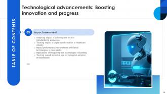 Technological Advancements Boosting Innovation And Progress TC CD Compatible Interactive