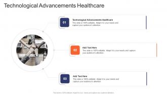 Technological Advancements Healthcare In Powerpoint And Google Slides Cpb