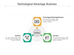 Technological advantage business ppt powerpoint presentation gallery background cpb