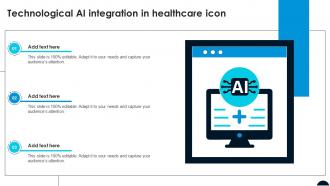 Technological AI Integration In Healthcare Icon