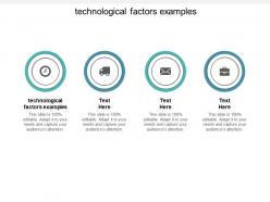 Technological factors examples ppt powerpoint presentation show diagrams cpb