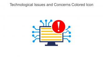 Technological Issues And Concerns Colored Icon In Powerpoint Pptx Png And Editable Eps Format