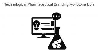 Technological Pharmaceutical Branding Monotone Icon In Powerpoint Pptx Png And Editable Eps Format