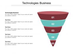 Technologies business ppt powerpoint presentation infographic template backgrounds cpb