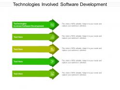 Technologies involved software development ppt powerpoint presentation file cpb