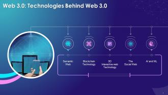 Technologies That Form The Foundation Of Web 3 0 Training Ppt