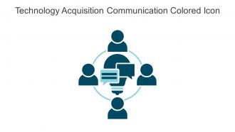 Technology Acquisition Communication Colored Icon In Powerpoint Pptx Png And Editable Eps Format