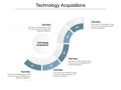 Technology acquisitions ppt powerpoint presentation outline vector cpb