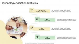 Technology Addiction Statistics In Powerpoint And Google Slides Cpb
